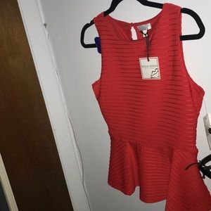 NWT peplum top